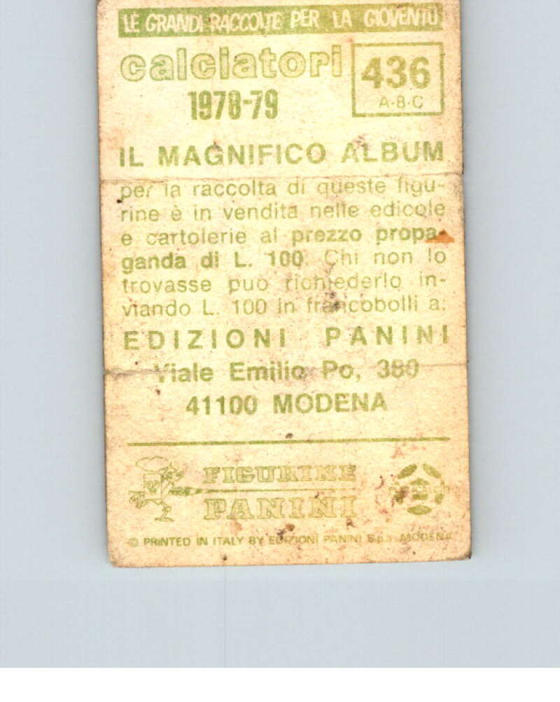 1978-79  Panini Calciatori Soccer #436 Erba, Vala, Ferrara  V28411