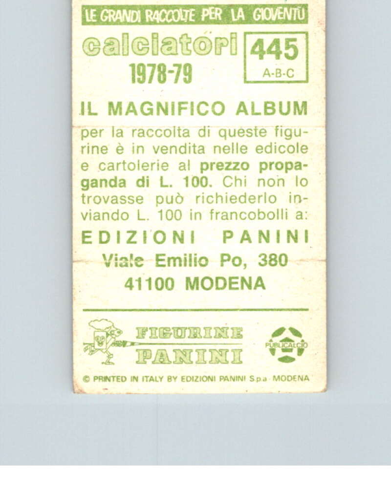 1978-79  Panini Calciatori Soccer #445 Melotti, Bogoni, Ceccarelli  V28413