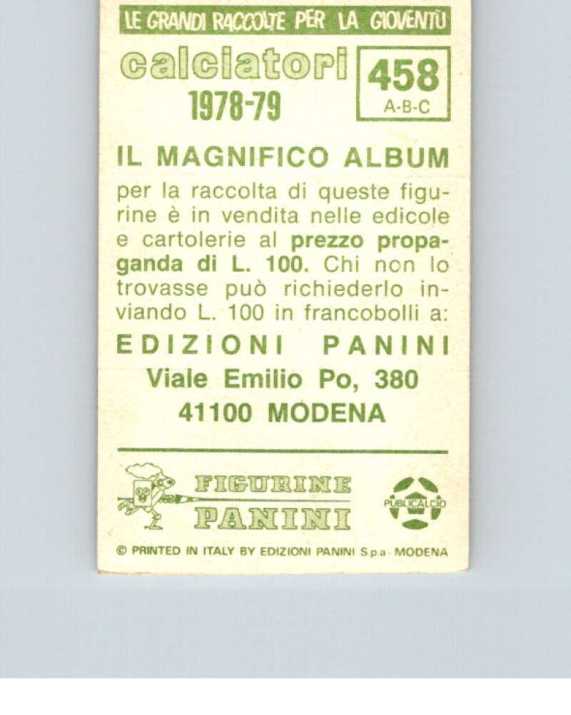 1978-79  Panini Calciatori Soccer #458 Mariani, Re, Chiorri  V28420