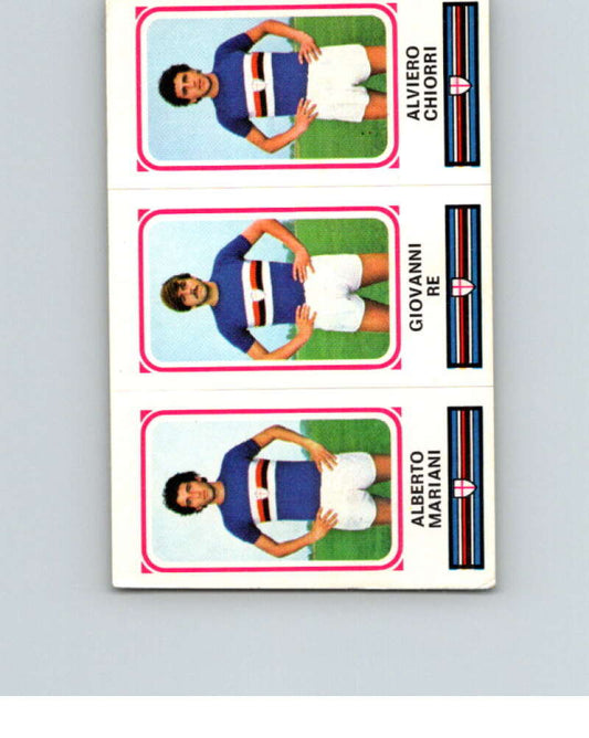 1978-79  Panini Calciatori Soccer #458 Mariani, Re, Chiorri  V28421