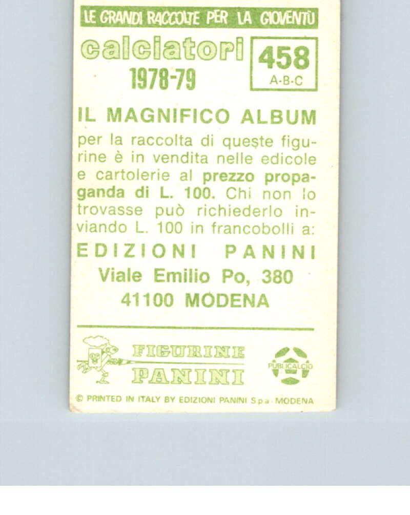 1978-79  Panini Calciatori Soccer #458 Mariani, Re, Chiorri  V28421