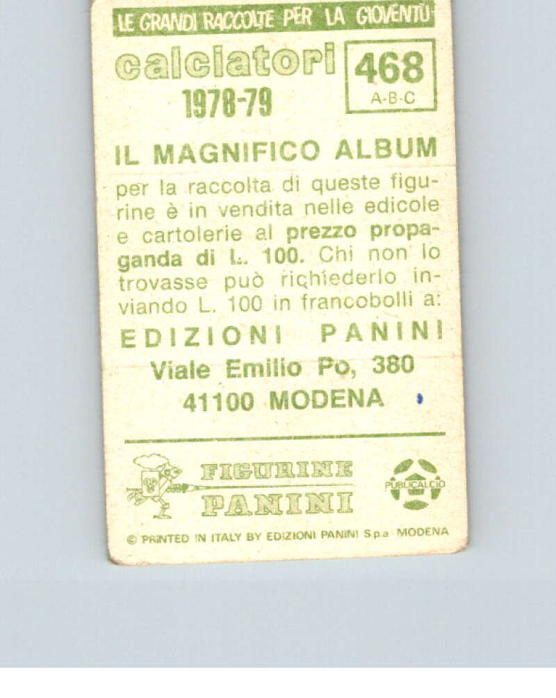 1978-79  Panini Calciatori Soccer #468 Cavasin, Tassara, Beccati  V28429