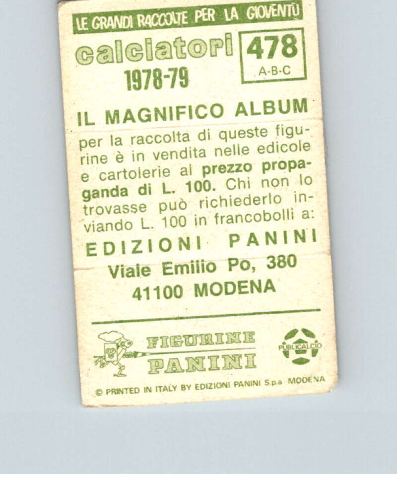 1978-79  Panini Calciatori Soccer #478  Beatrice, Fanti,  Cesati  V28435