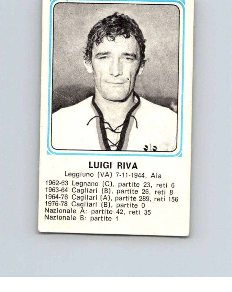 1978-79  Panini Calciatori Soccer #479 Luigi Riva  V28436