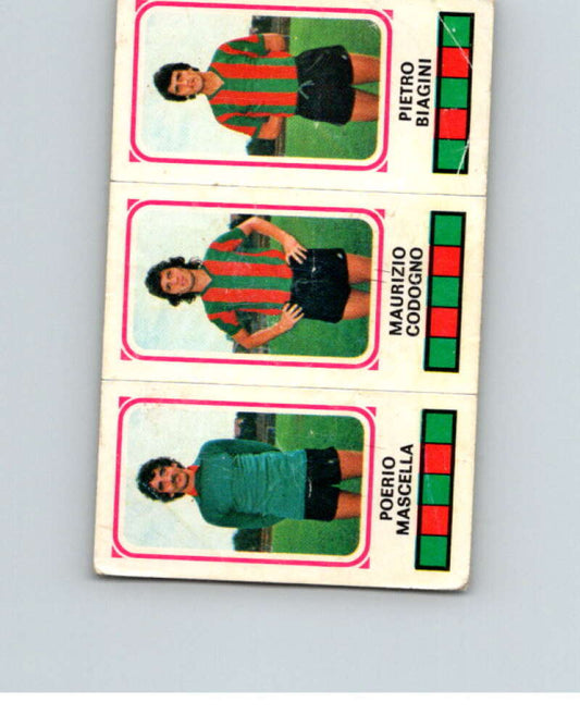1978-79  Panini Calciatori Soccer #484 Mascella,  Codogno, Biagini  V28439