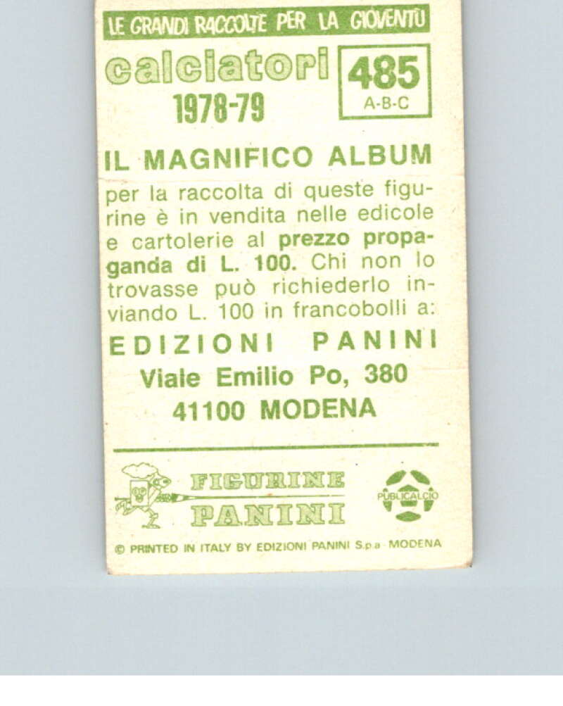 1978-79  Panini Calciatori Soccer #485 Volpi,  Gelli,  Mitri  V28440
