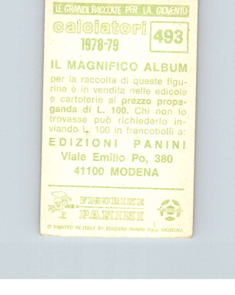 1978-79  Panini Calciatori Soccer #493 Udinese  V28442