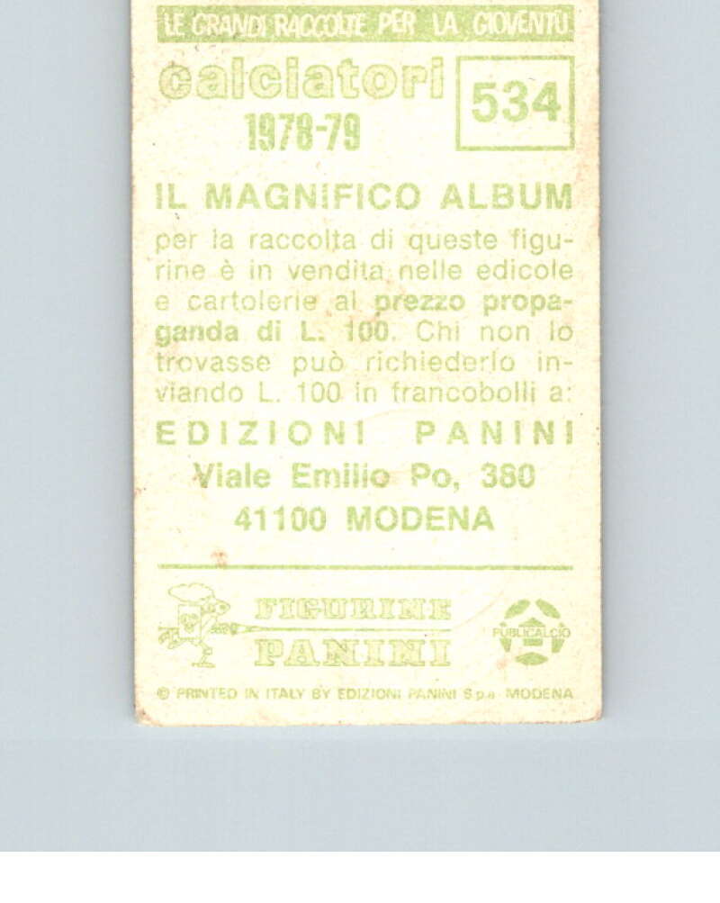 1978-79  Panini Calciatori Soccer #534 Padova  V28468