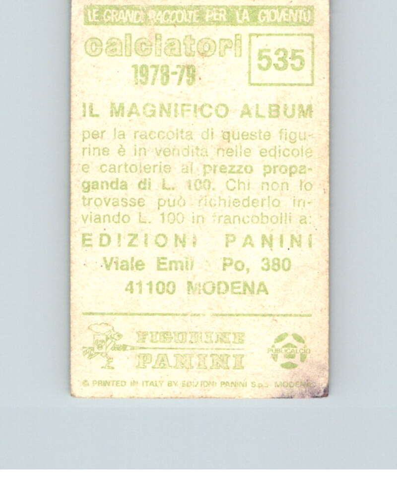 1978-79  Panini Calciatori Soccer #535 Parma  V28469