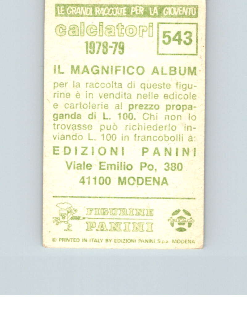 1978-79  Panini Calciatori Soccer #543 Barletta  V28474