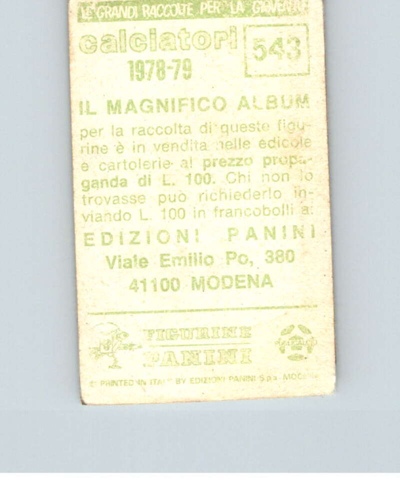 1978-79  Panini Calciatori Soccer #543 Barletta  V28475