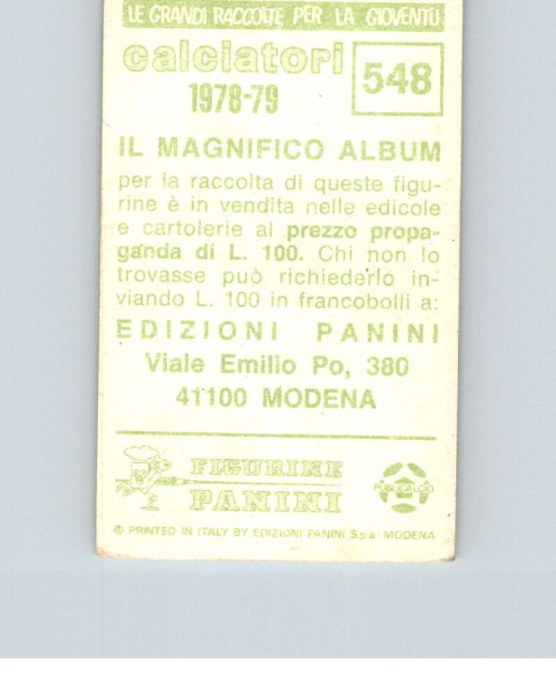 1978-79  Panini Calciatori Soccer #548 Empoli  V28480