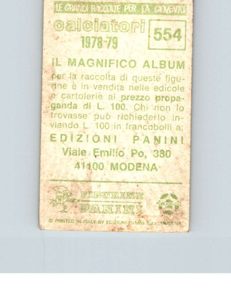 1978-79  Panini Calciatori Soccer #554 Pisa  V28482