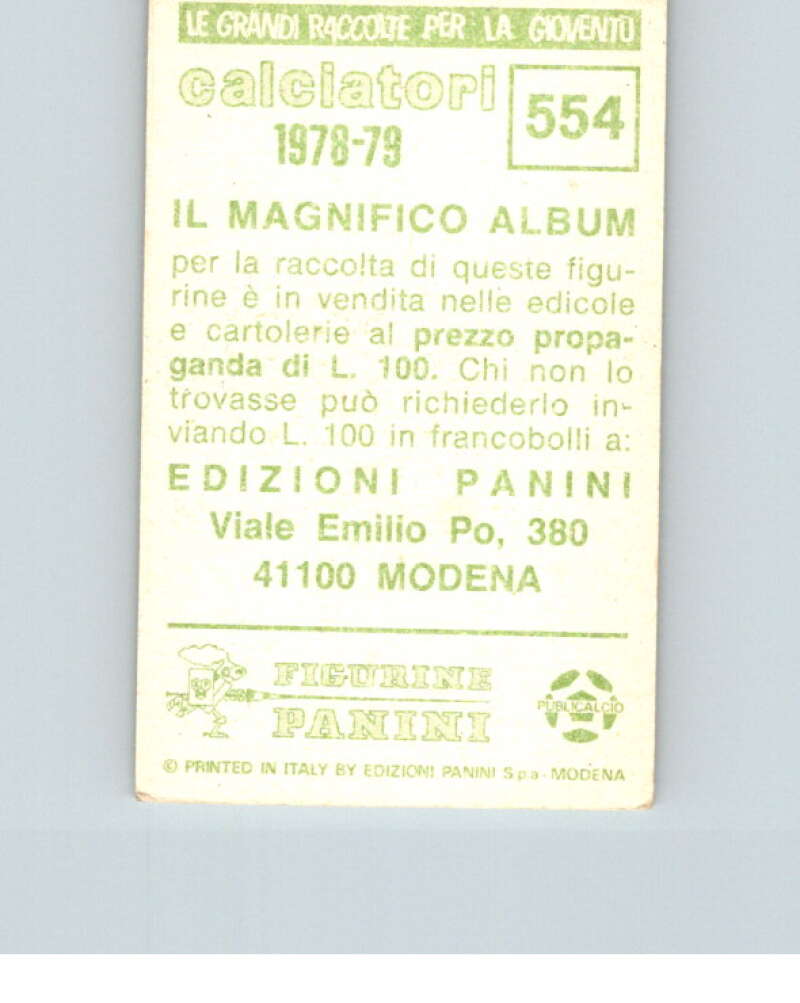 1978-79  Panini Calciatori Soccer #554 Pisa  V28483