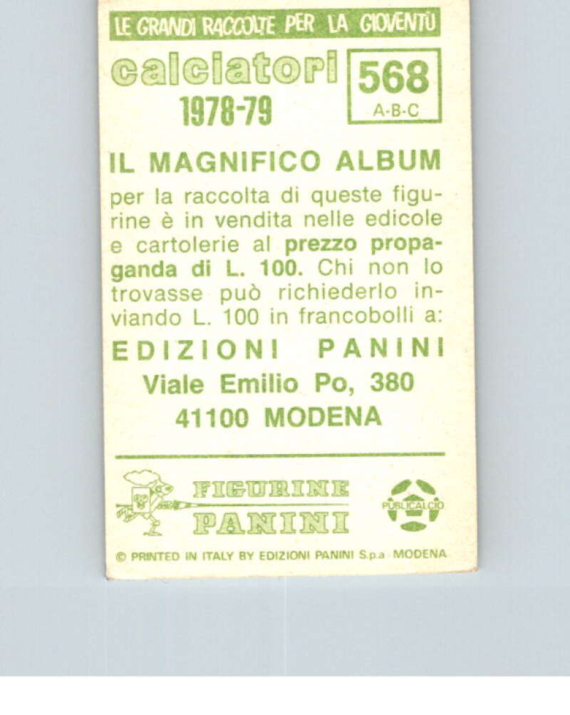 1978-79  Panini Calciatori Soccer #568 Legnano, Mestrina, Monselice  V28496