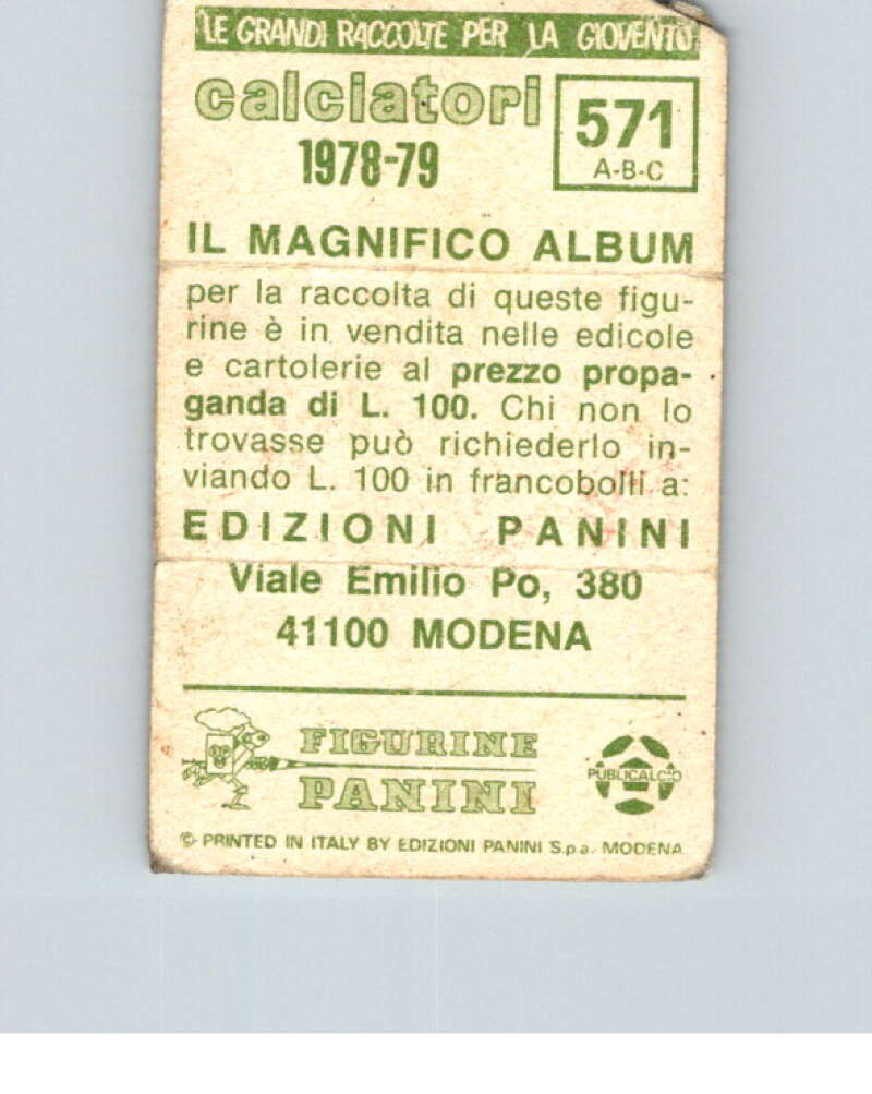 1978-79  Panini Calciatori Soccer #571 S. Angelo, Seregno, Vigevano  V28498