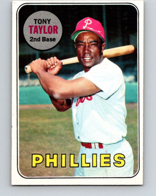 1969 Topps #108 Tony Taylor  Philadelphia Phillies  V28543