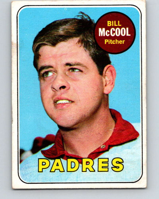 1969 Topps #129 Bill McCool  San Diego Padres  V28549