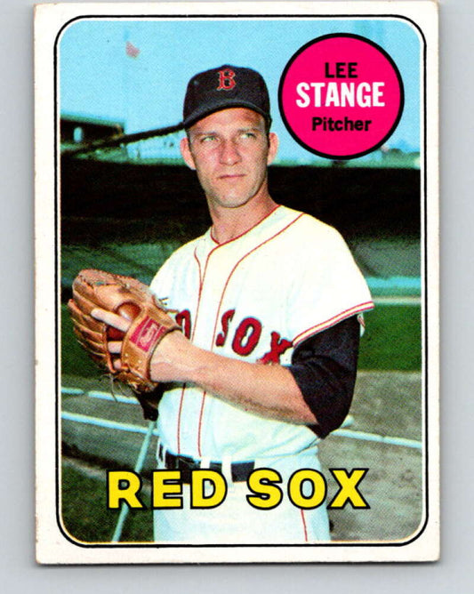 1969 Topps #148 Lee Stange  Boston Red Sox  V28559