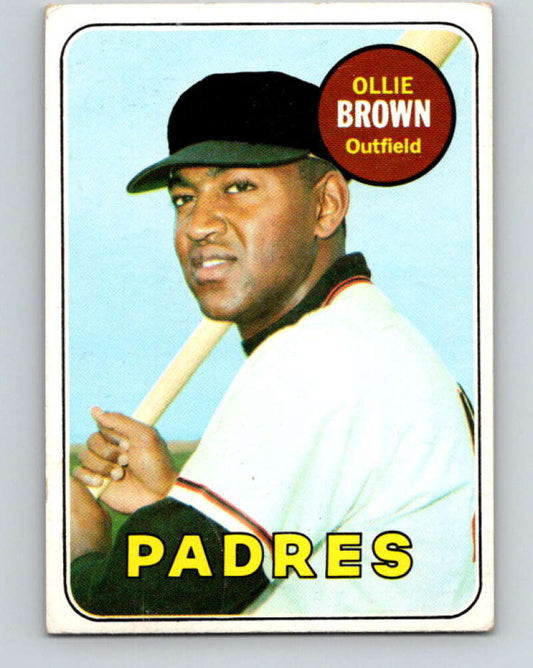 1969 Topps #149 Ollie Brown  San Diego Padres  V28560