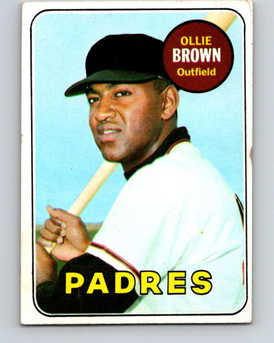 1969 Topps #149 Ollie Brown  San Diego Padres  V28561