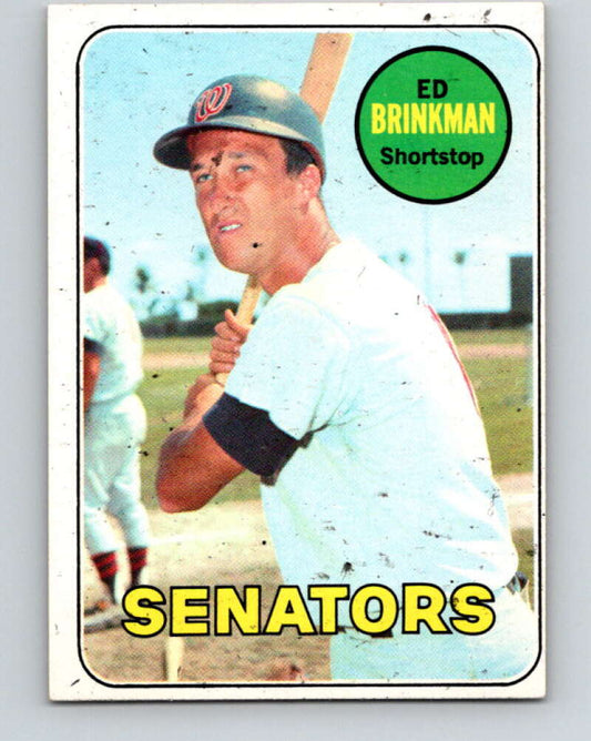 1969 Topps #153 Ed Brinkman  Washington Senators  V28564