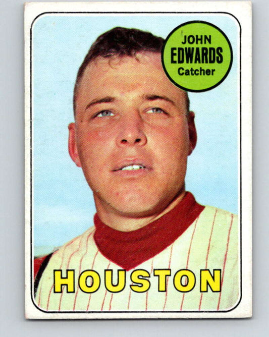 1969 Topps #186 Johnny Edwards  Houston Astros  V28580