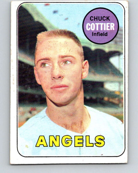 1969 Topps #252 Chuck Cottier  California Angels  V28607