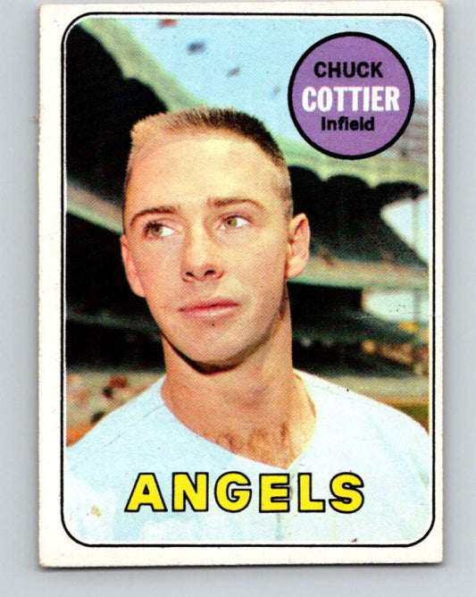 1969 Topps #252 Chuck Cottier  California Angels  V28608