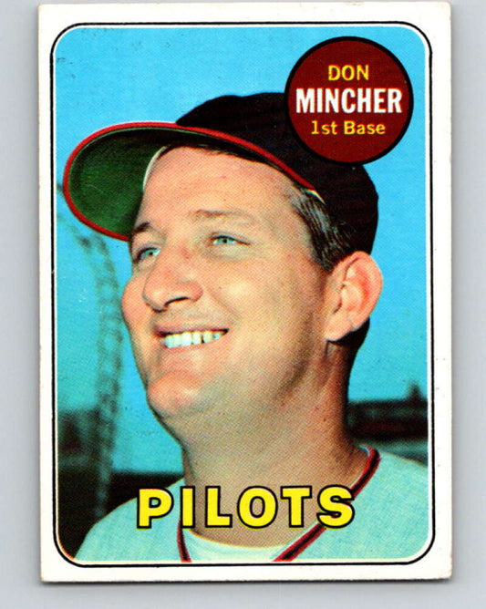 1969 Topps #285 Don Mincher  Seattle Pilots  V28615