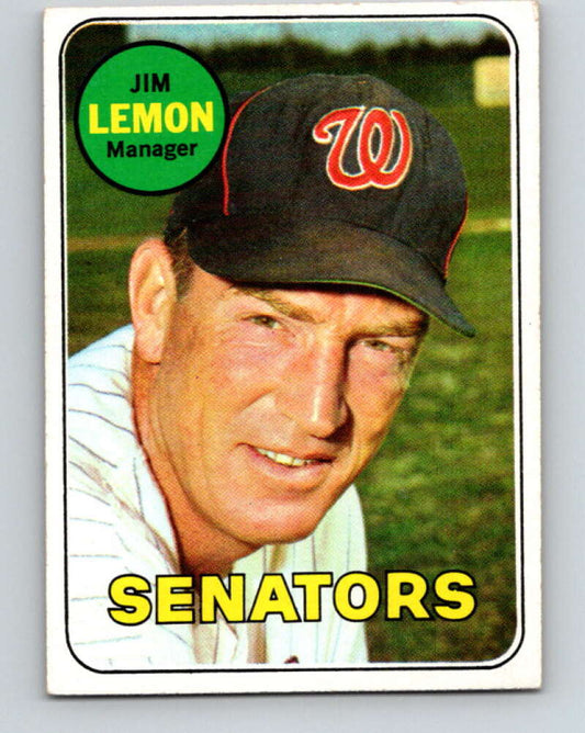 1969 Topps #294 Jim Lemon MG  Washington Senators  V28620