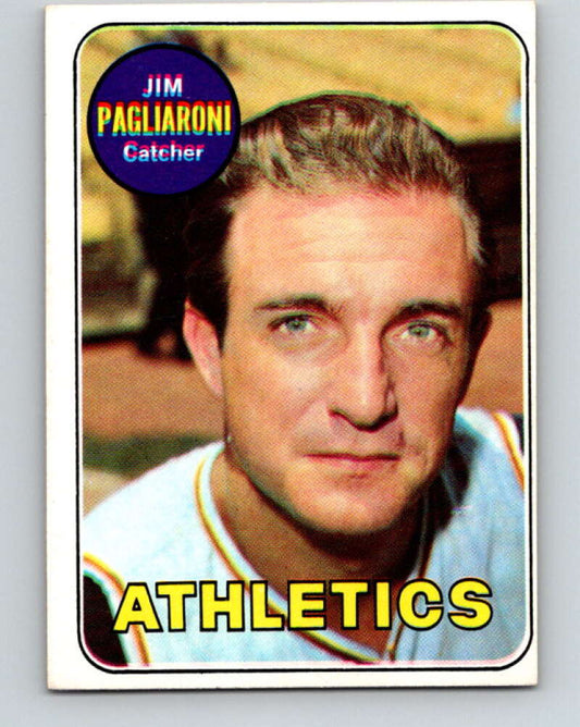 1969 Topps #302 Jim Pagliaroni  Oakland Athletics  V28624