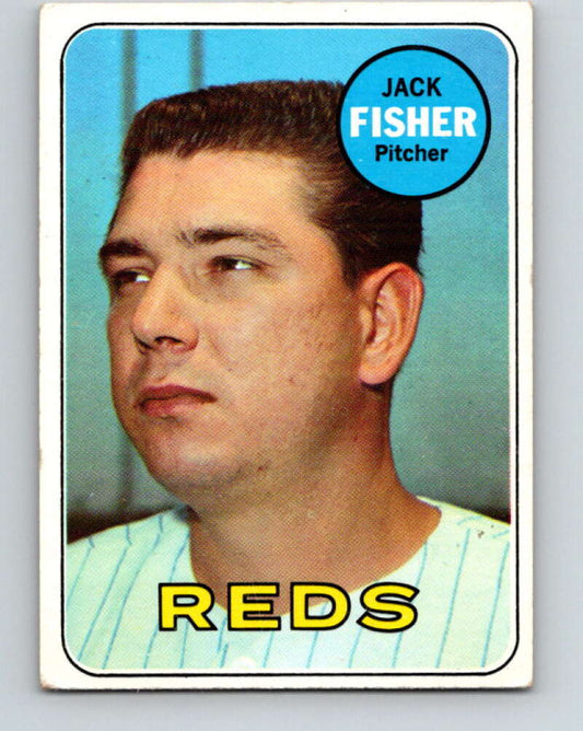 1969 Topps #318 Jack Fisher  Cincinnati Reds  V28630