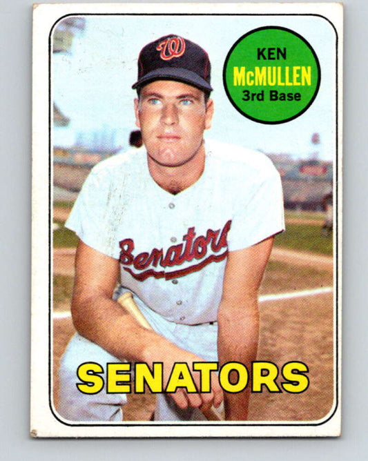 1969 Topps #319 Ken McMullen UER  Washington Senators  V28631