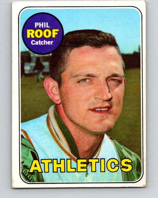 1969 Topps #334 Phil Roof  Oakland Athletics  V28641