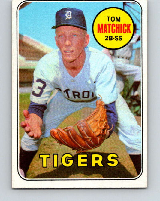 1969 Topps #344 Tom Matchick  Detroit Tigers  V28649