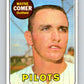 1969 Topps #346 Wayne Comer  RC Rookie Seattle Pilots  V28651
