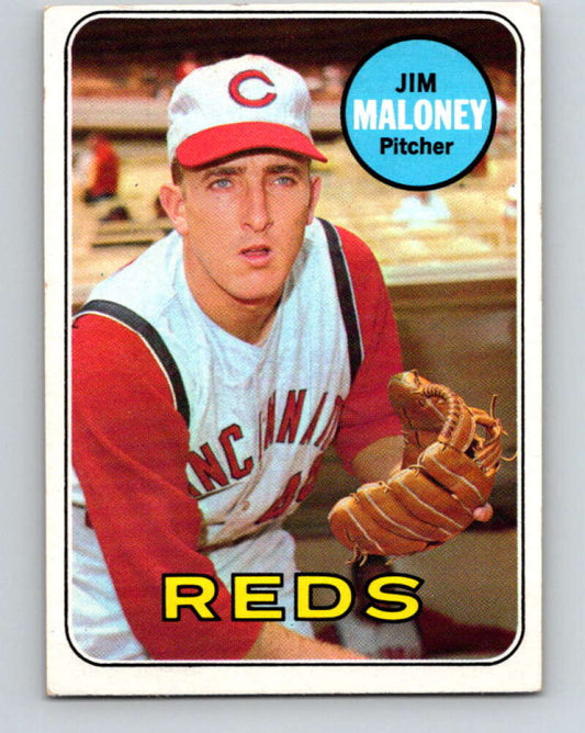 1969 Topps #362 Jim Maloney  Cincinnati Reds  V28665