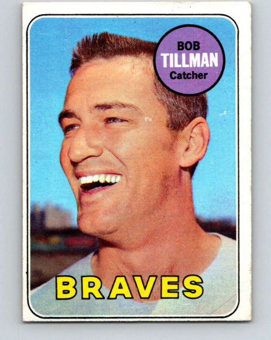 1969 Topps #374 Bob Tillman  Atlanta Braves  V28673