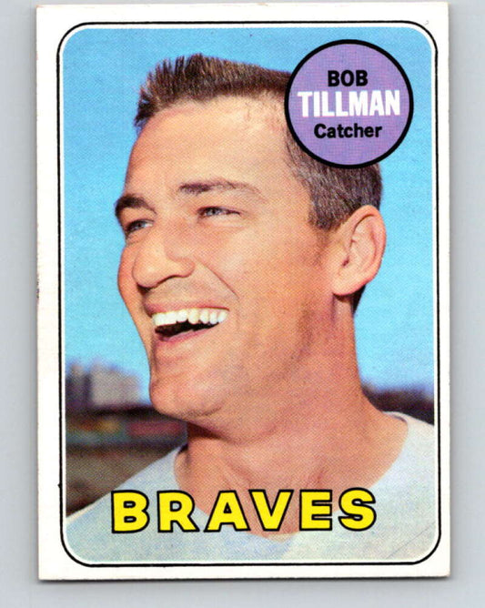 1969 Topps #374 Bob Tillman  Atlanta Braves  V28674