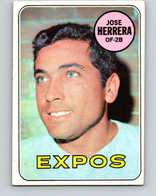 1969 Topps #378 Jose Herrera  RC Rookie Montreal Expos  V28678