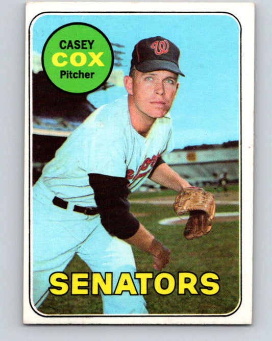 1969 Topps #383 Casey Cox  Washington Senators  V28679