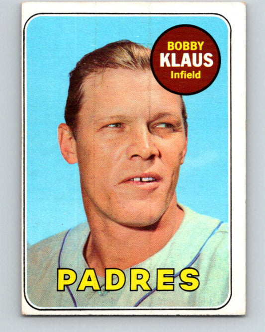 1969 Topps #387 Bobby Klaus  San Diego Padres  V28683