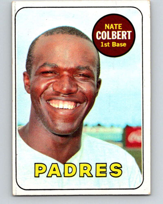 1969 Topps #408 Nate Colbert  San Diego Padres  V28695