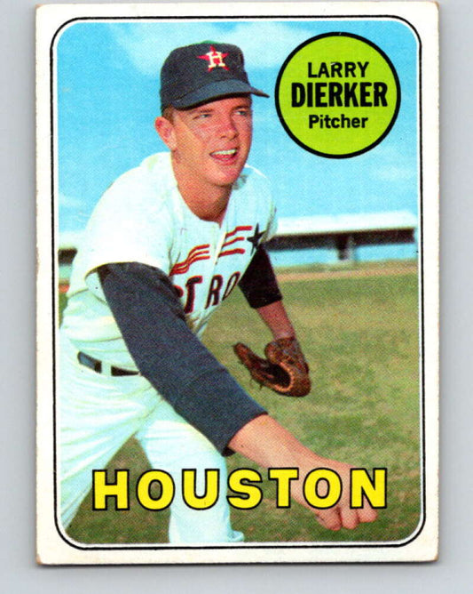 1969 Topps #411 Larry Dierker  Houston Astros  V28697