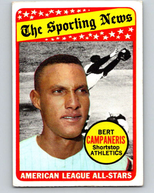 1969 Topps #423 Bert Campaneris AS  Oakland Athletics  V28701