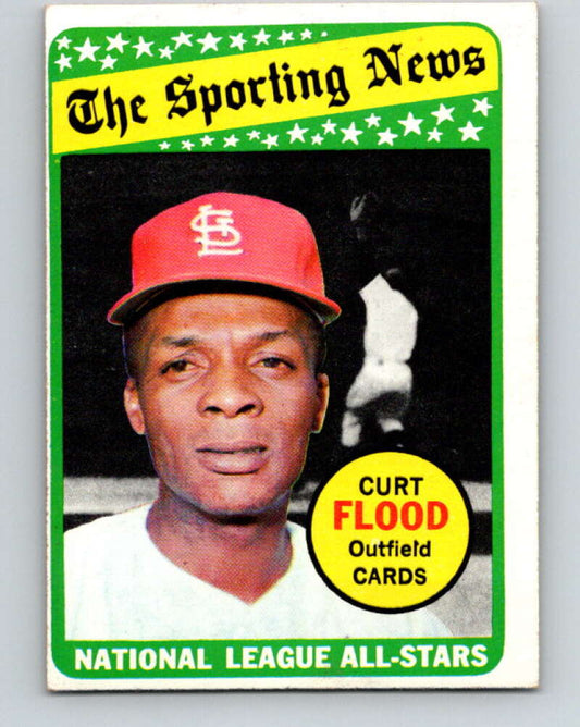 1969 Topps #426 Curt Flood AS  St. Louis Cardinals  V28702