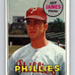 1969 Topps #477 Jeff James RC Rookie Philadelphia  V28724