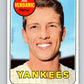 1969 Topps #541 Joe Verbanic  New York Yankees  V28753