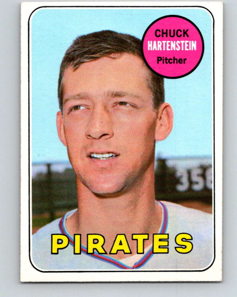1969 Topps #596 Chuck Hartenstein  Pittsburgh Pirates  V28764